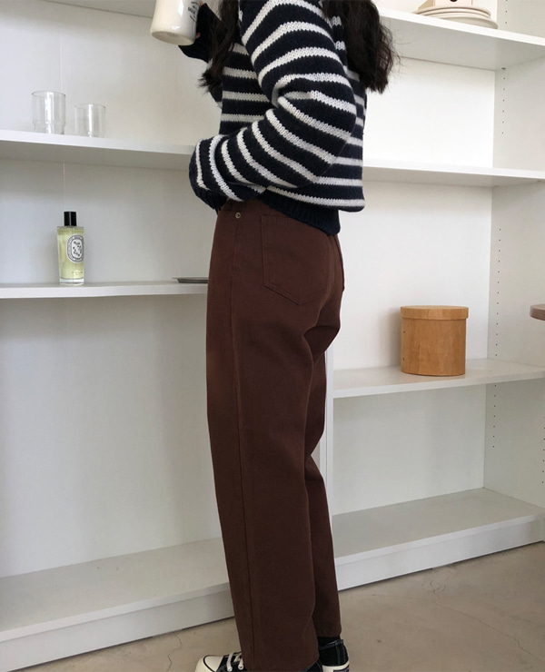 리센시 기모 pants (크림/메이플브라운/네이비)